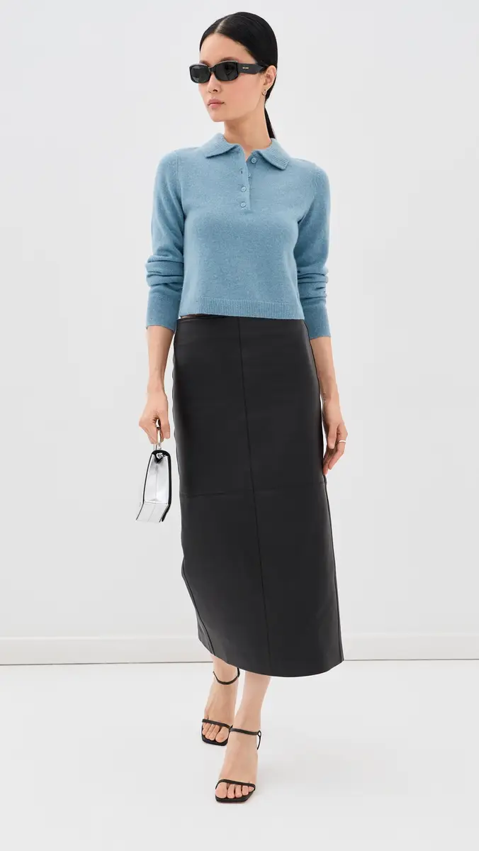 Simkhai Constance Long Sleeve Polo | Thumbnail 5 Simkhai Constance Long Sleeve Polo | Thumbnail 5