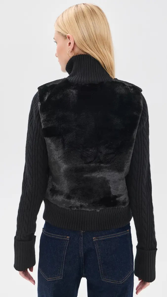 Cara Cara Logan Faux Fur Cardigan | Thumbnail 3 Cara Cara Logan Faux Fur Cardigan | Thumbnail 3