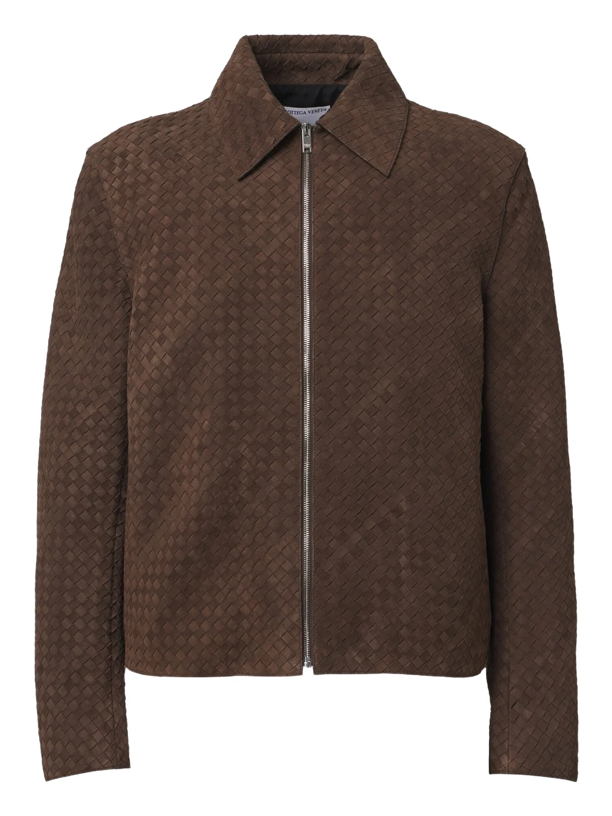 Bottega Veneta Intrecciato suede jacket