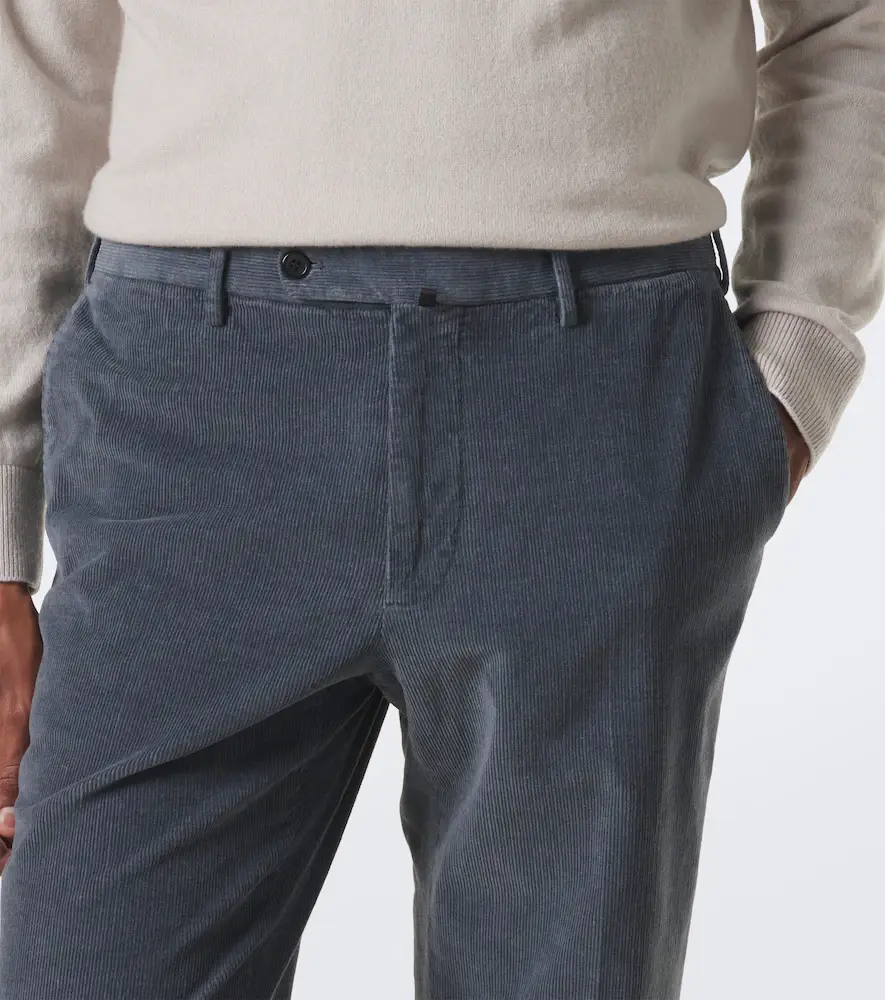 Slowear Cotton and cashmere corduroy slim pants | Thumbnail 2 Slowear Cotton and cashmere corduroy slim pants | Thumbnail 2
