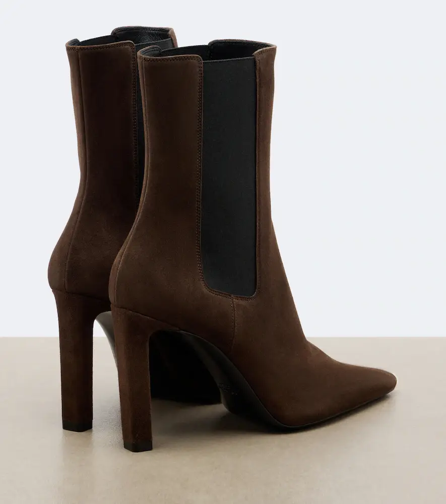 Saint Laurent Francoise suede ankle boots | Thumbnail 4 Saint Laurent Francoise suede ankle boots | Thumbnail 4