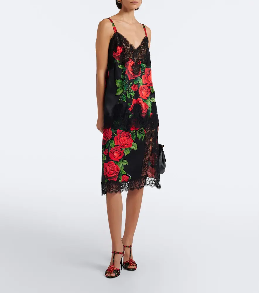 Dolce & Gabbana Floral silk and cotton-blend camisole | Thumbnail 6 Dolce & Gabbana Floral silk and cotton-blend camisole | Thumbnail 6
