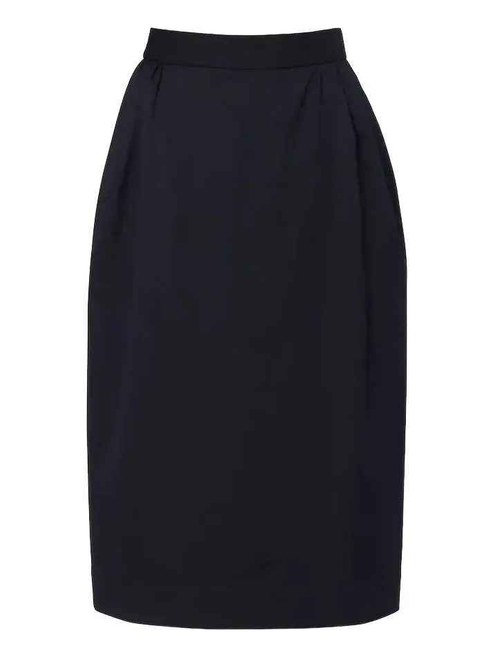 Vivienne Westwood Pleated cotton and wool pencil skirt