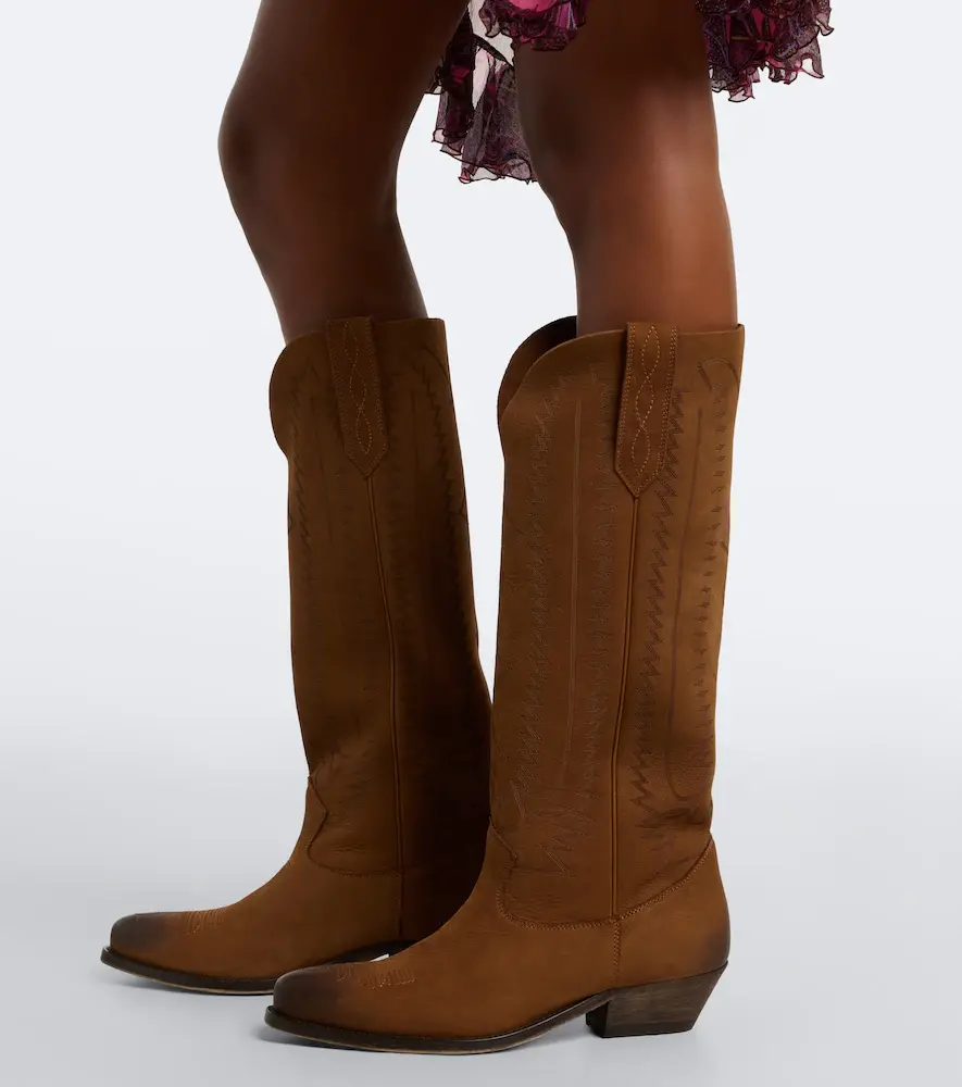 Golden Goose Wish Star suede cowboy boots | Thumbnail 5