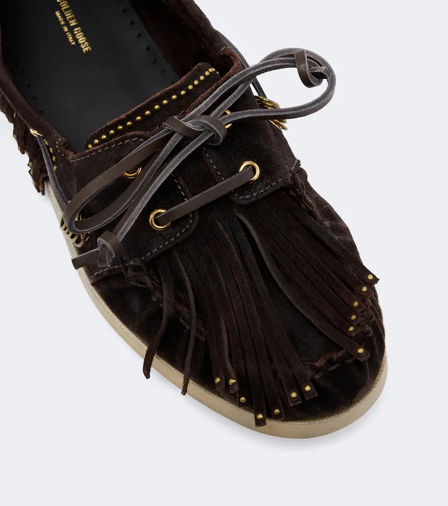 Golden Goose Embellished suede boat shoes | Thumbnail 2 Golden Goose Embellished suede boat shoes | Thumbnail 2