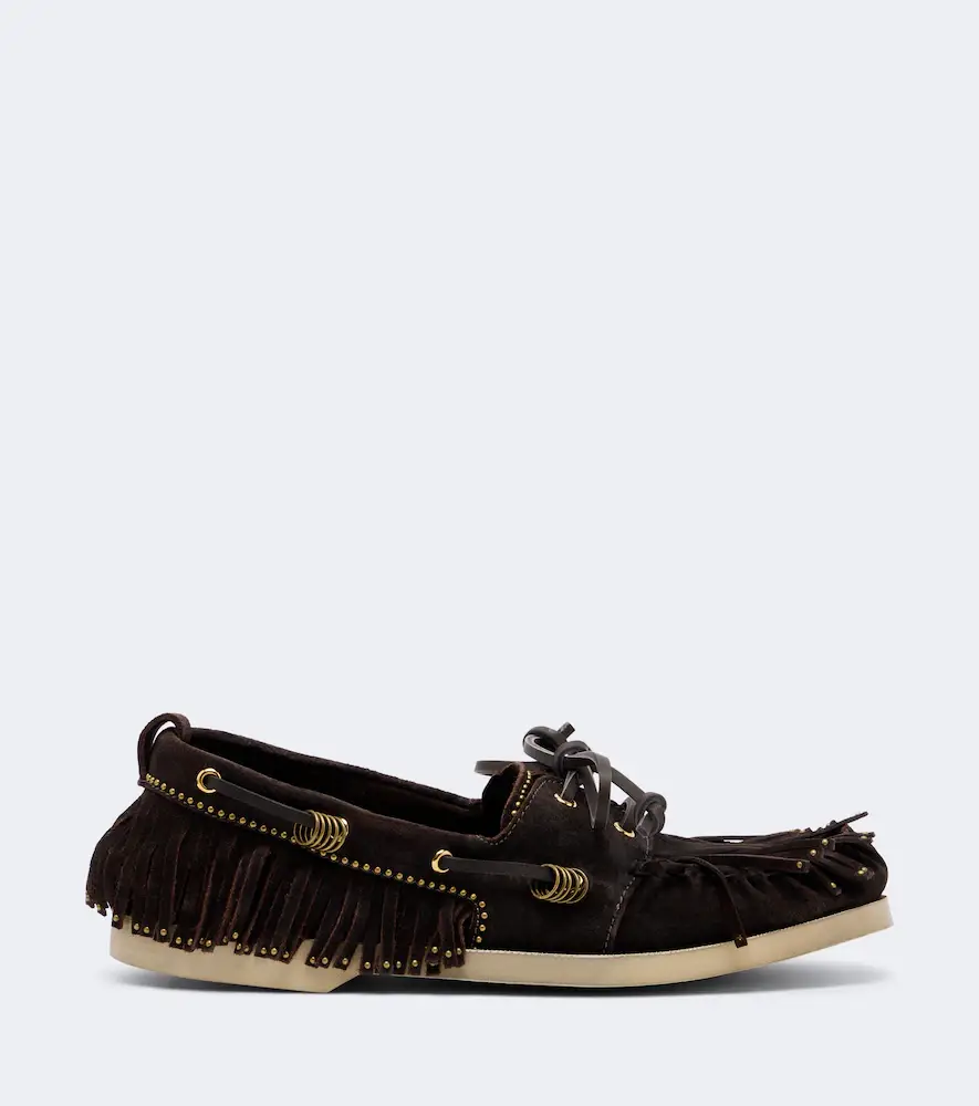 Golden Goose Embellished suede boat shoes | Thumbnail 3 Golden Goose Embellished suede boat shoes | Thumbnail 3