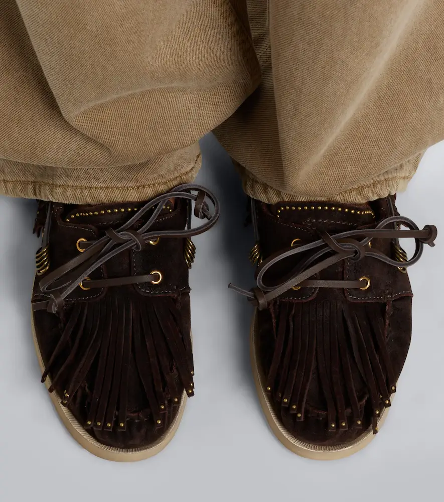 Golden Goose Embellished suede boat shoes | Thumbnail 6 Golden Goose Embellished suede boat shoes | Thumbnail 6