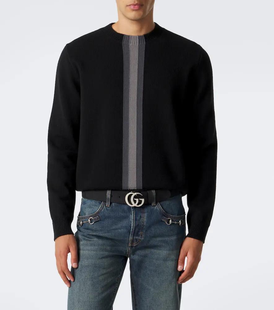 Gucci Intarsia wool sweater | Thumbnail 4 Gucci Intarsia wool sweater | Thumbnail 4