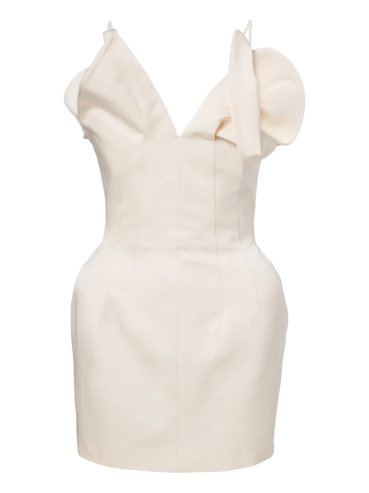 Magda Butrym Draped cotton and silk corset dress