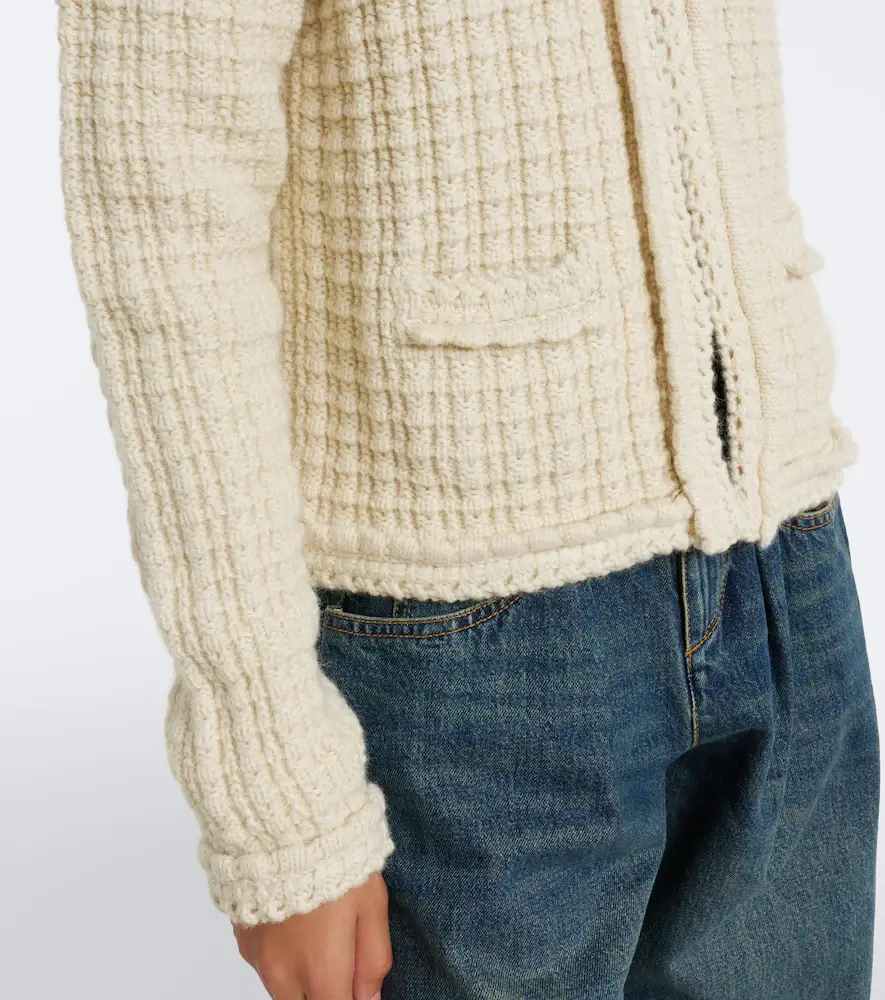 Isabel Marant Hortense wool and alpaca cardigan | Thumbnail 2 Isabel Marant Hortense wool and alpaca cardigan | Thumbnail 2