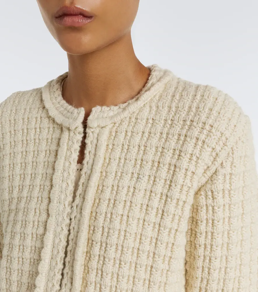 Isabel Marant Hortense wool and alpaca cardigan | Thumbnail 3 Isabel Marant Hortense wool and alpaca cardigan | Thumbnail 3