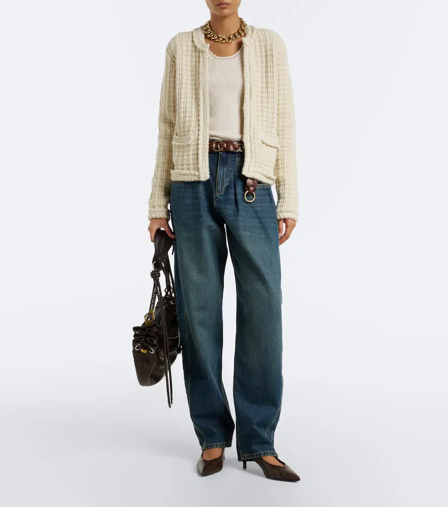 Isabel Marant Hortense wool and alpaca cardigan | Thumbnail 6 Isabel Marant Hortense wool and alpaca cardigan | Thumbnail 6