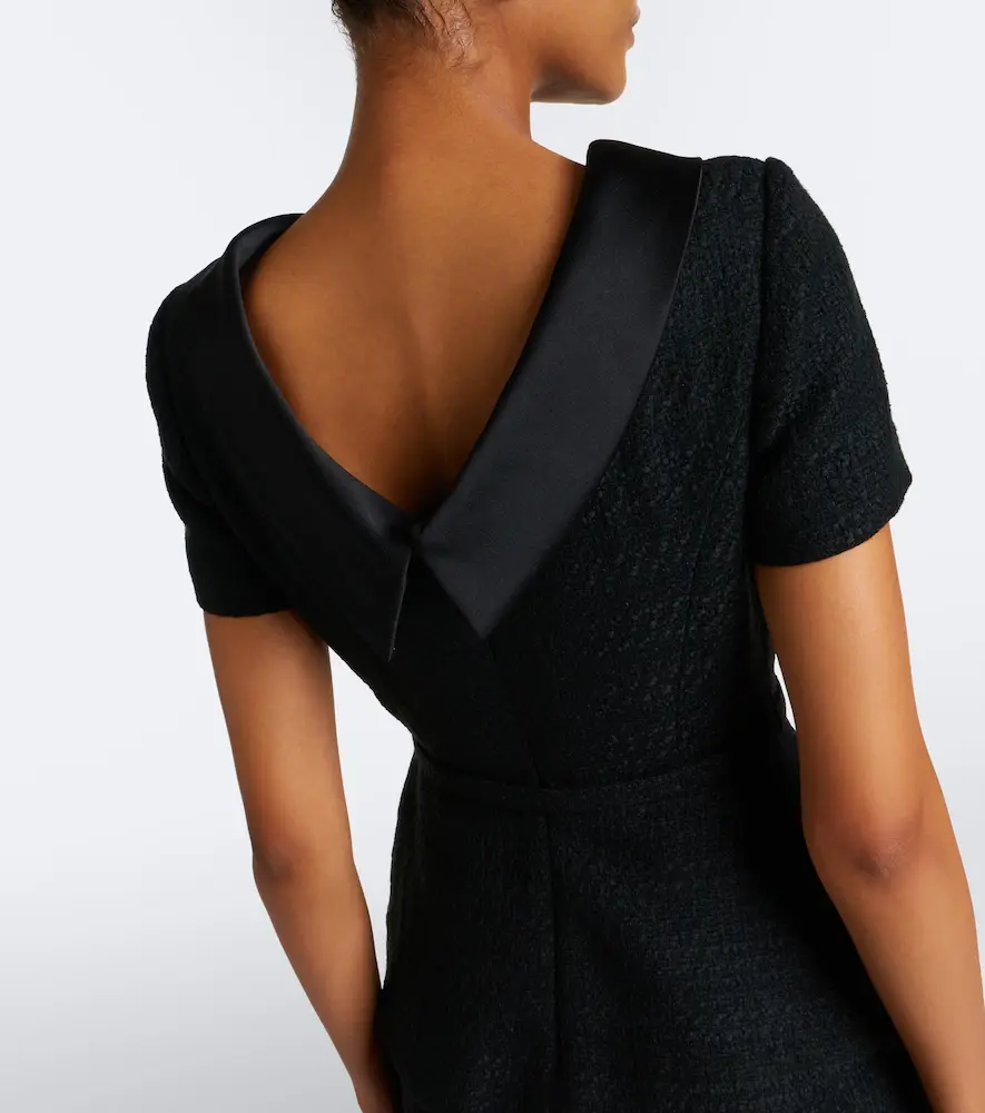Roland Mouret Belted peplum bouclé cocktail dress | Thumbnail 3 Roland Mouret Belted peplum bouclé cocktail dress | Thumbnail 3