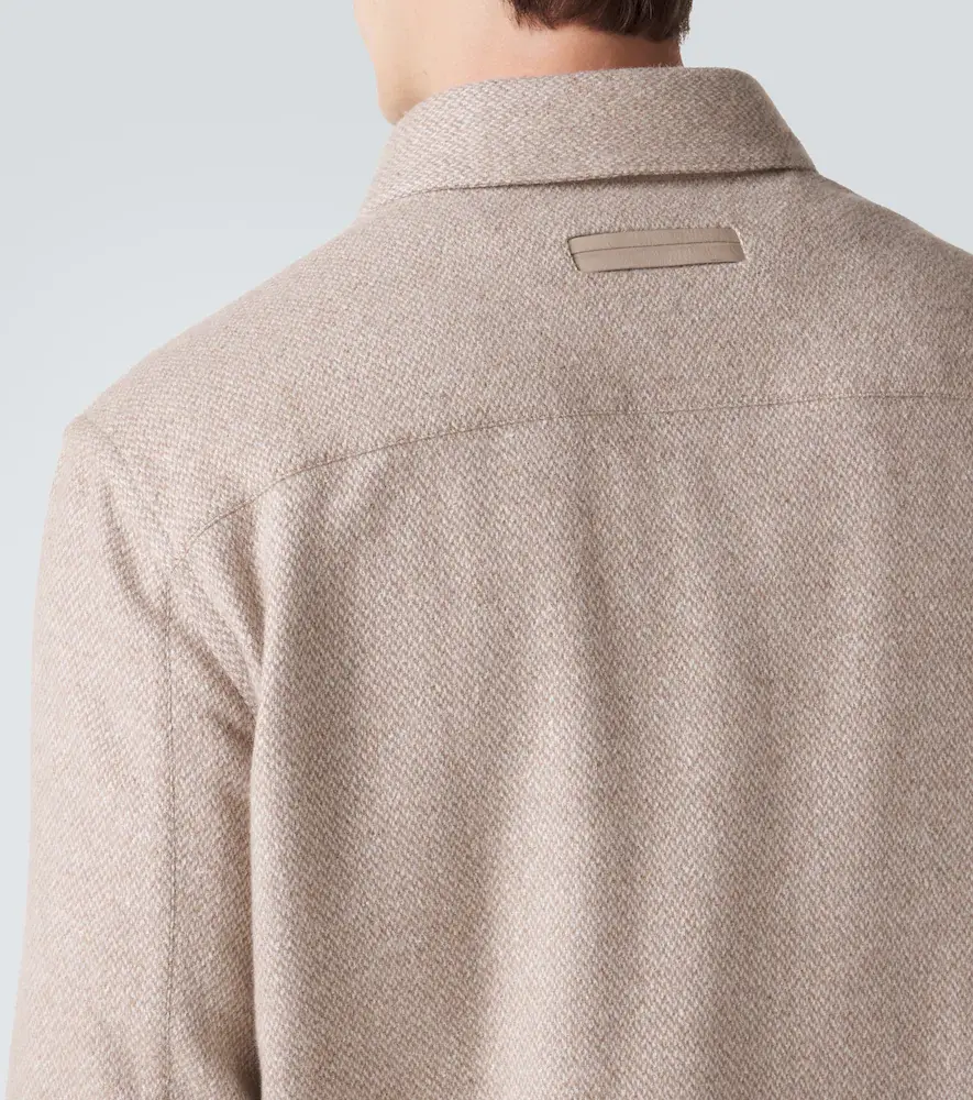 Zegna Cashmere and silk overshirt | Thumbnail 3