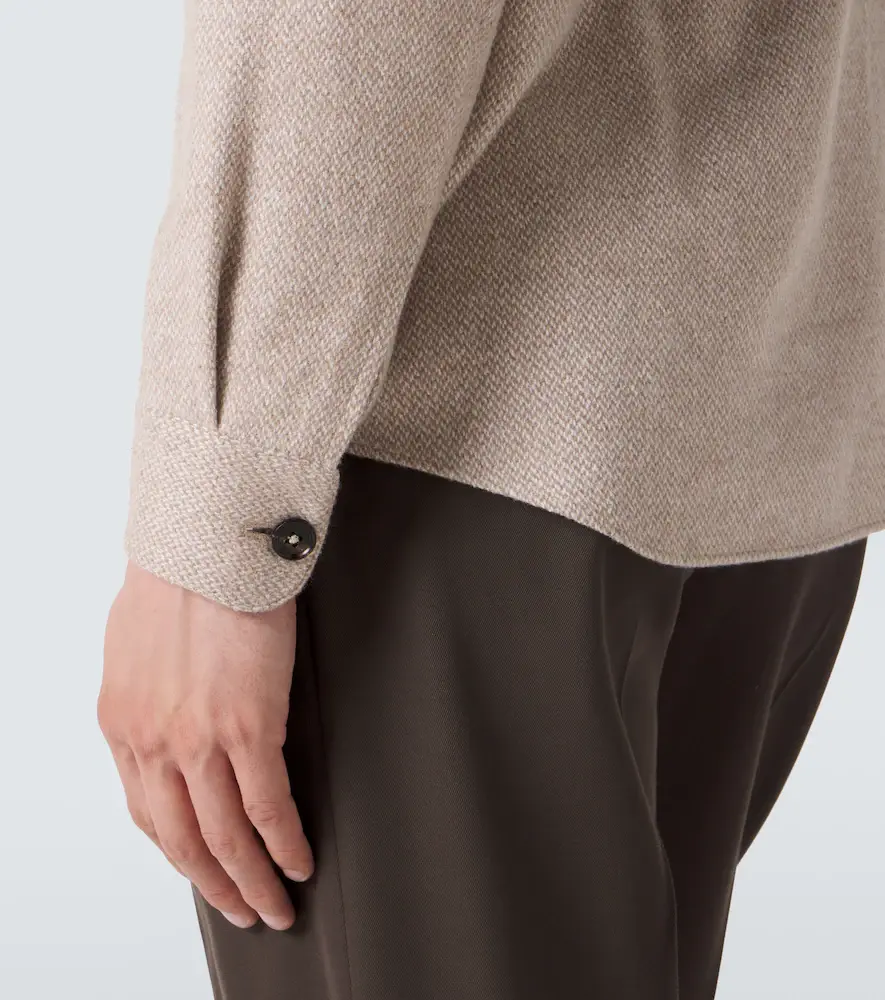 Zegna Cashmere and silk overshirt | Thumbnail 7