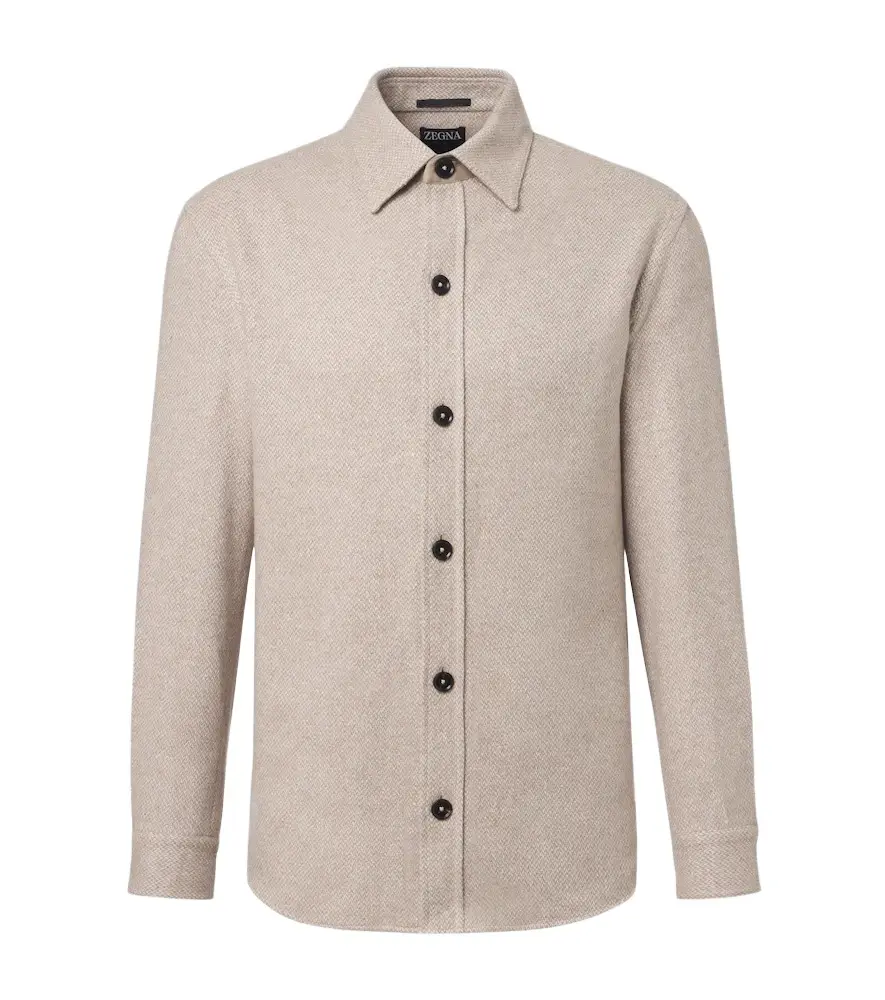 Cashmere and silk overshirt Cashmere and silk overshirt