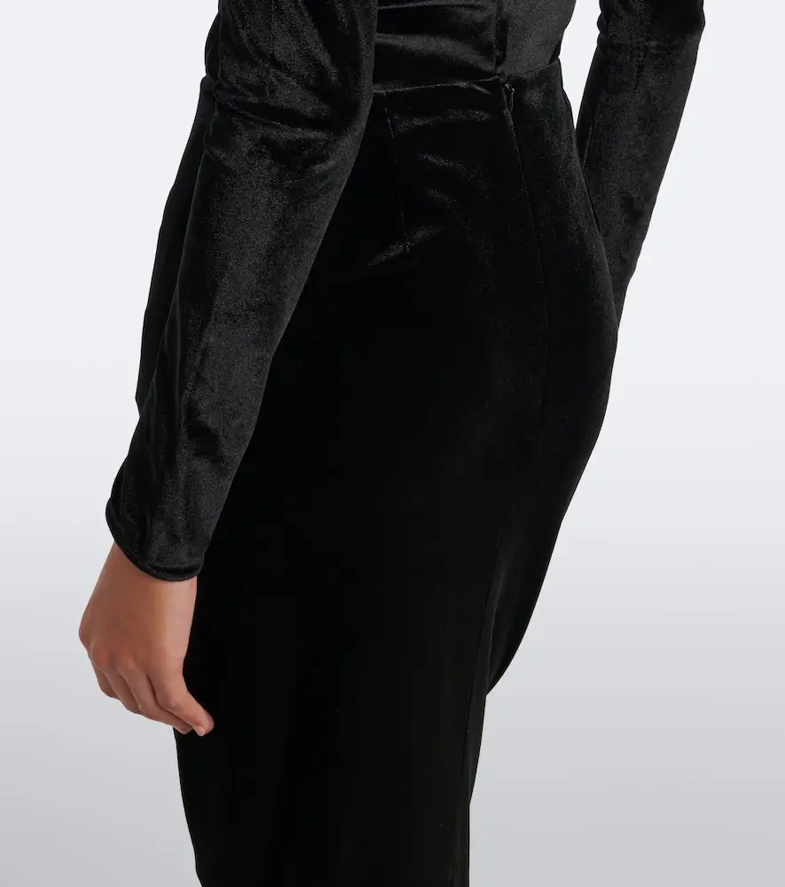 Mugler Velvet pencil skirt | Thumbnail 2 Mugler Velvet pencil skirt | Thumbnail 2
