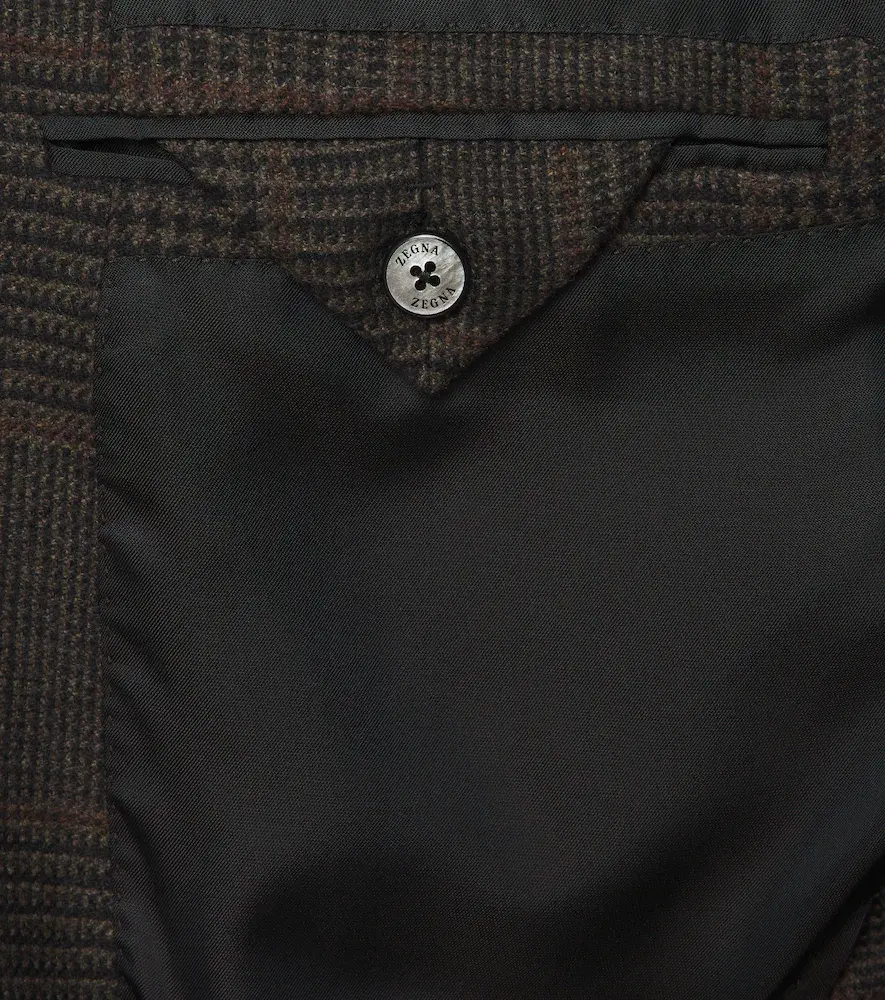 Zegna Prince of Wales check cashmere blazer | Thumbnail 2 Zegna Prince of Wales check cashmere blazer | Thumbnail 2