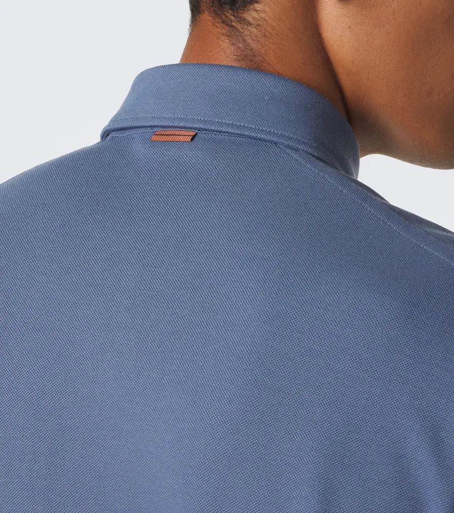 Zegna Cotton piqué polo shirt | Thumbnail 5 Zegna Cotton piqué polo shirt | Thumbnail 5
