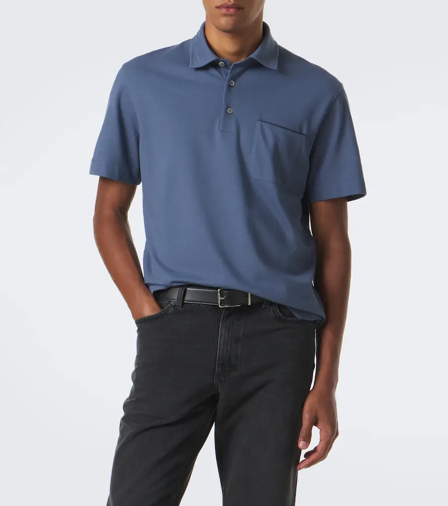 Zegna Cotton piqué polo shirt | Thumbnail 6 Zegna Cotton piqué polo shirt | Thumbnail 6