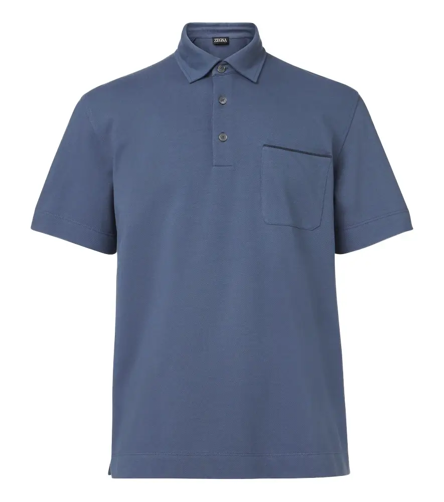 Cotton piqué polo shirt Cotton piqué polo shirt