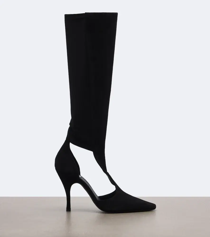 Alaïa Alaïa Cut-out suede knee-high boots | Thumbnail 3 Alaïa Alaïa Cut-out suede knee-high boots | Thumbnail 3