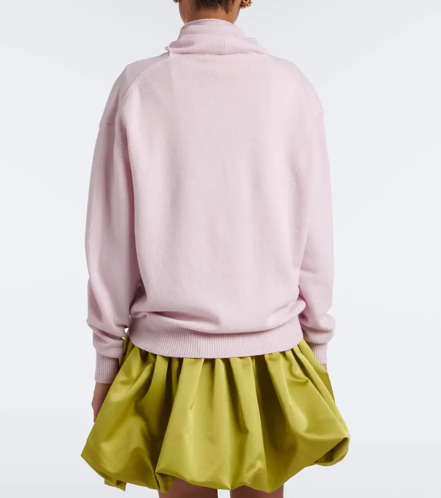 Plan C Tie-neck wool and cashmere sweater | Thumbnail 6