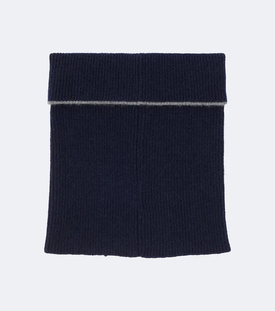 Brunello Cucinelli Logo cashmere snood | Thumbnail 2