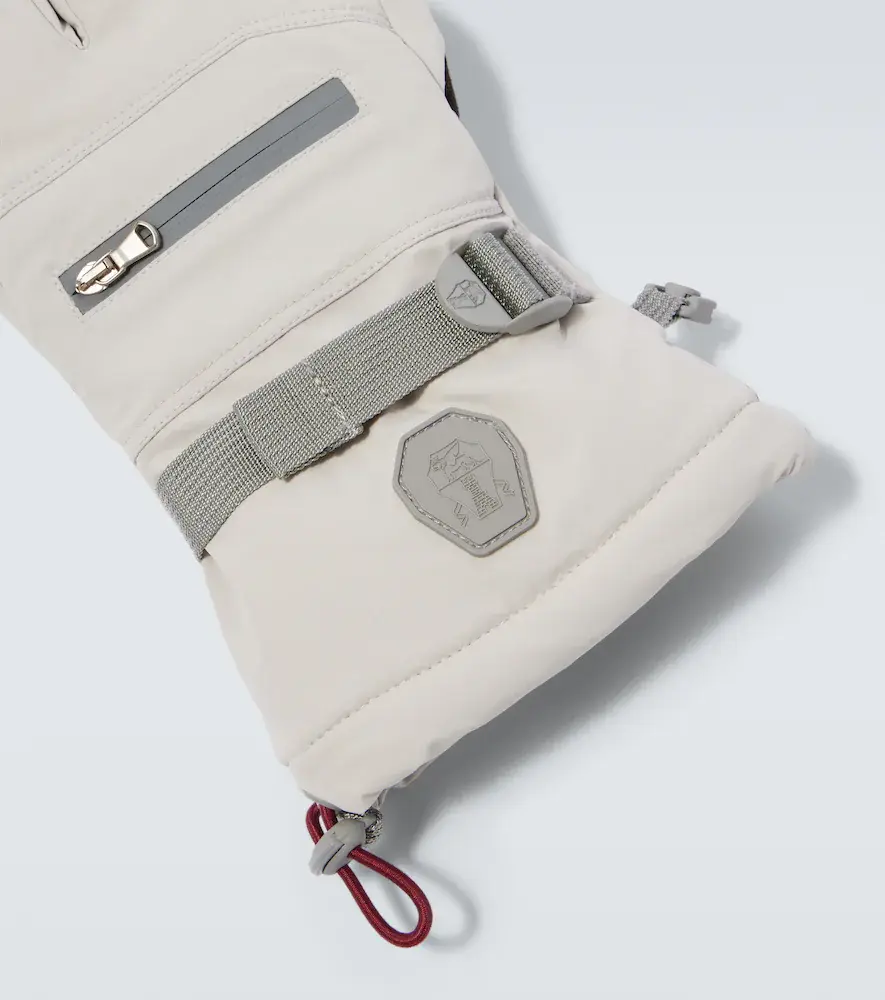 Brunello Cucinelli Leather-trimmed ski gloves | Thumbnail 2