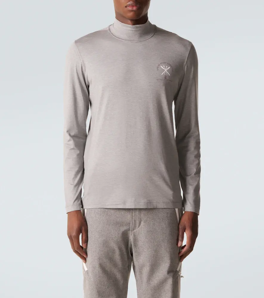 Brunello Cucinelli Silk ski sweatshirt | Thumbnail 3 Brunello Cucinelli Silk ski sweatshirt | Thumbnail 3
