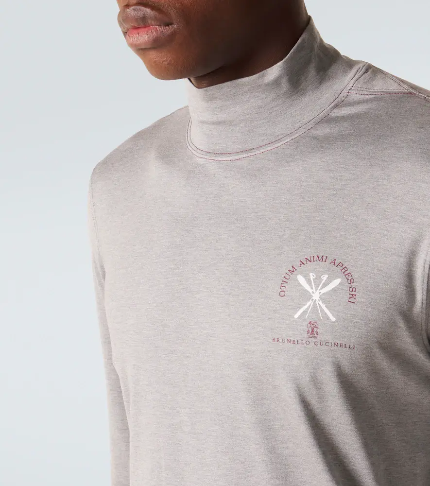 Brunello Cucinelli Silk ski sweatshirt | Thumbnail 5 Brunello Cucinelli Silk ski sweatshirt | Thumbnail 5