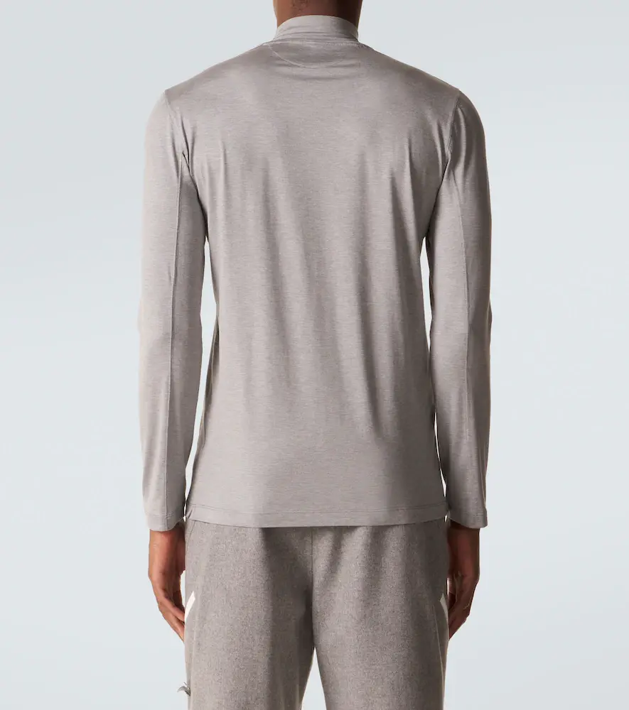 Brunello Cucinelli Silk ski sweatshirt | Thumbnail 6 Brunello Cucinelli Silk ski sweatshirt | Thumbnail 6