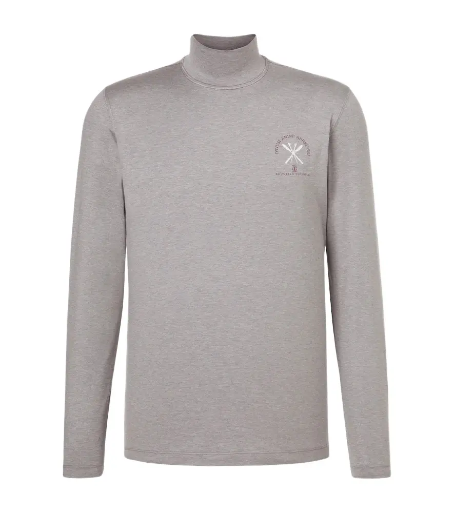 Brunello Cucinelli Silk ski sweatshirt