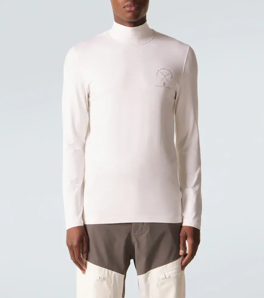 Brunello Cucinelli Silk ski sweatshirt | Thumbnail 2