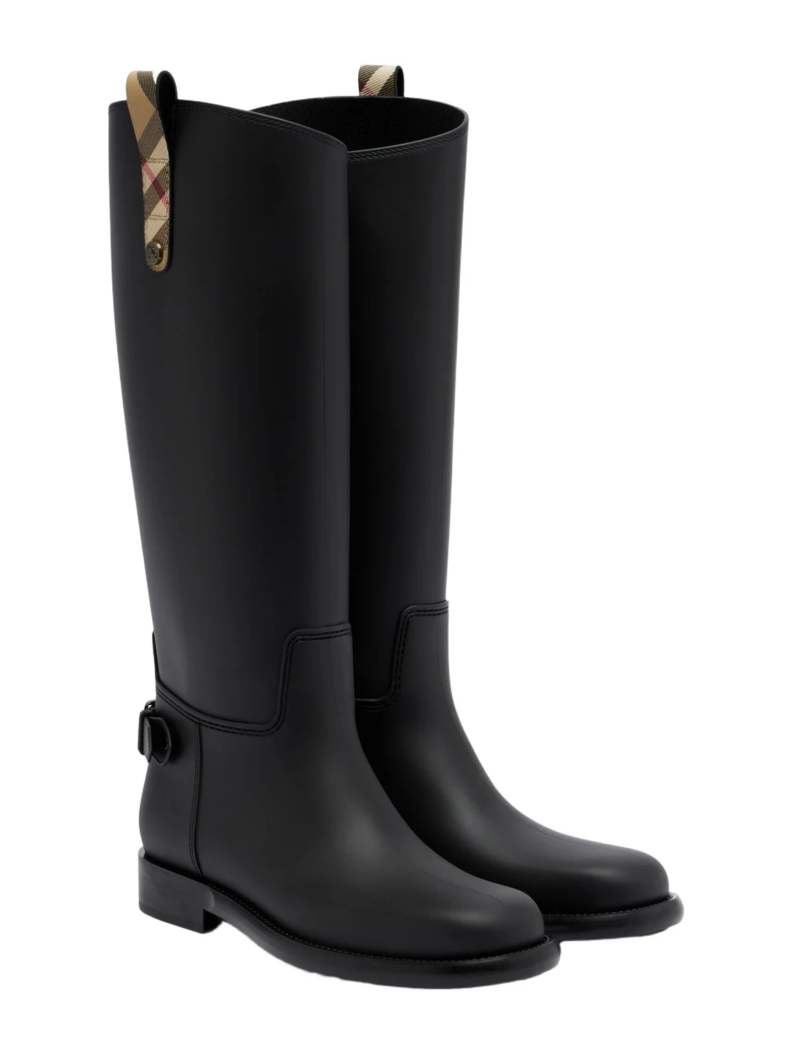 Burberry Check rain boots