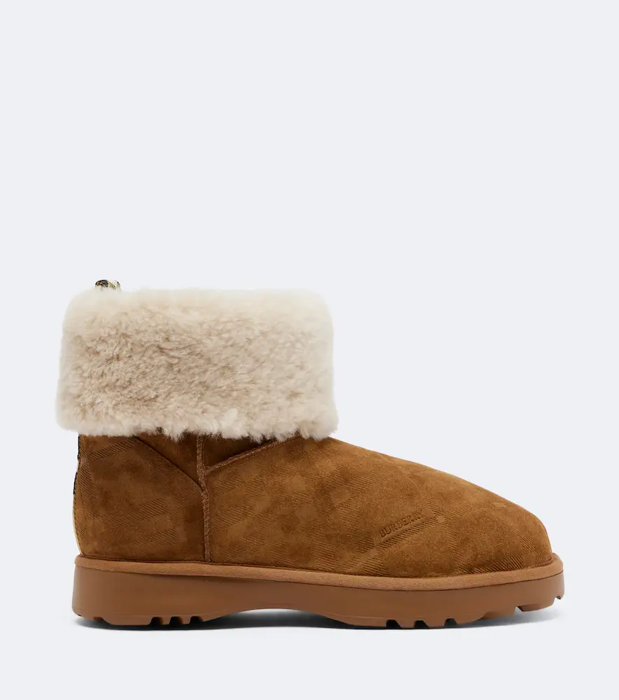 Burberry Shearling-lined suede ankle boots | Thumbnail 2 Burberry Shearling-lined suede ankle boots | Thumbnail 2