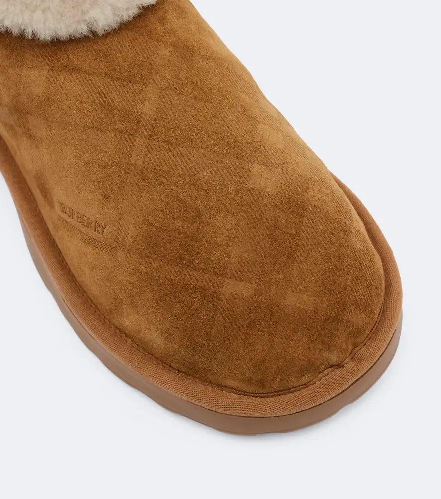 Burberry Shearling-lined suede ankle boots | Thumbnail 4 Burberry Shearling-lined suede ankle boots | Thumbnail 4