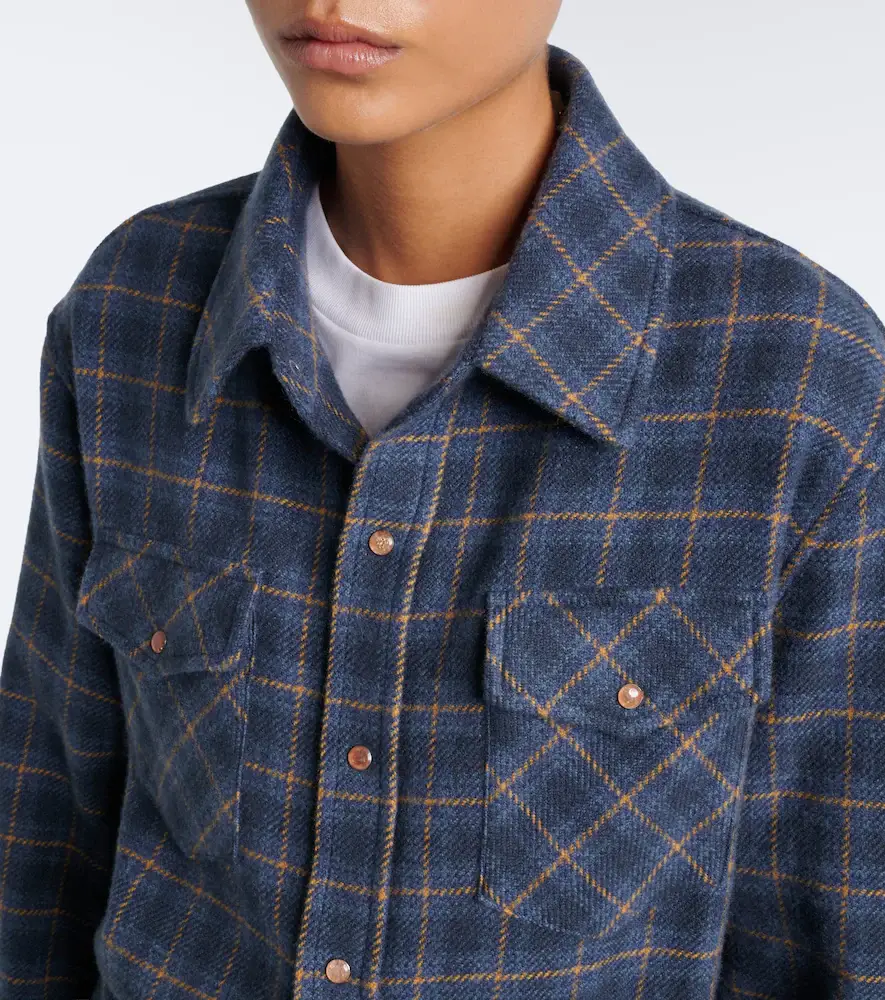 God’s True Cashmere Rugged Explorer plaid cashmere shirt | Thumbnail 4 God’s True Cashmere Rugged Explorer plaid cashmere shirt | Thumbnail 4
