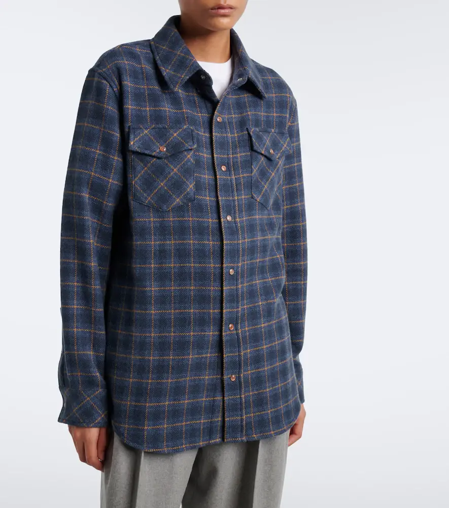 God’s True Cashmere Rugged Explorer plaid cashmere shirt | Thumbnail 6 God’s True Cashmere Rugged Explorer plaid cashmere shirt | Thumbnail 6