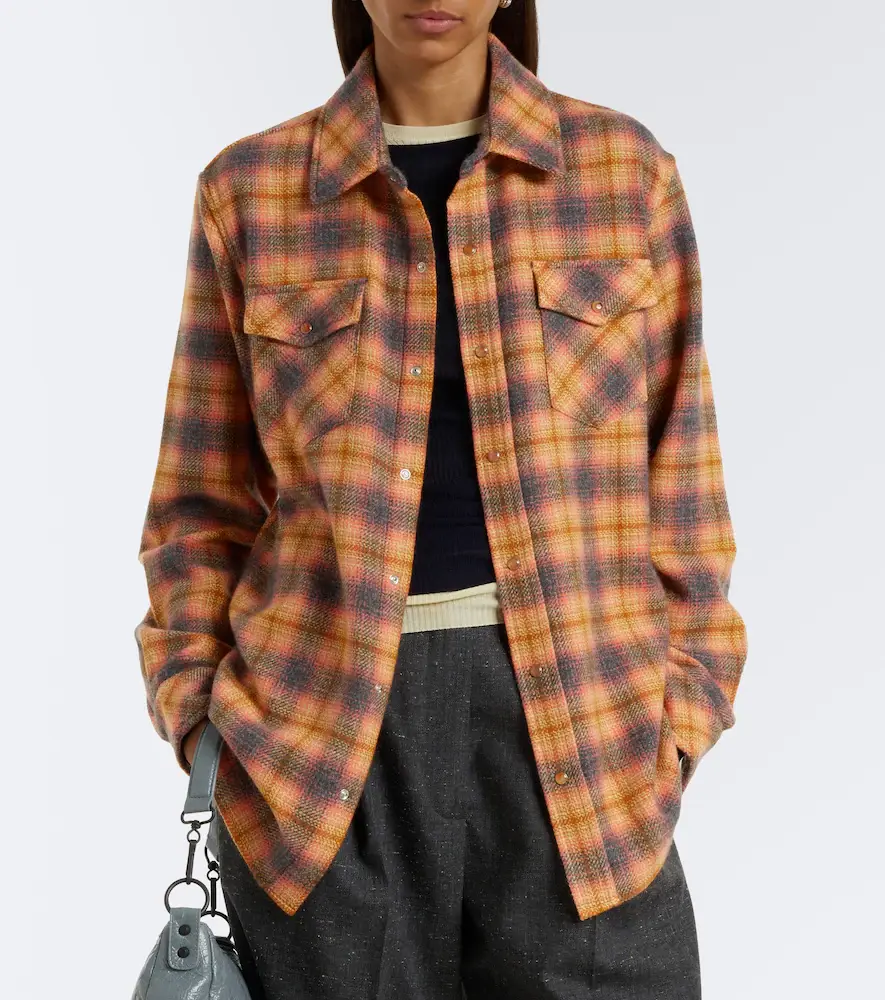God’s True Cashmere Seeker plaid cashmere shirt | Thumbnail 2 God’s True Cashmere Seeker plaid cashmere shirt | Thumbnail 2