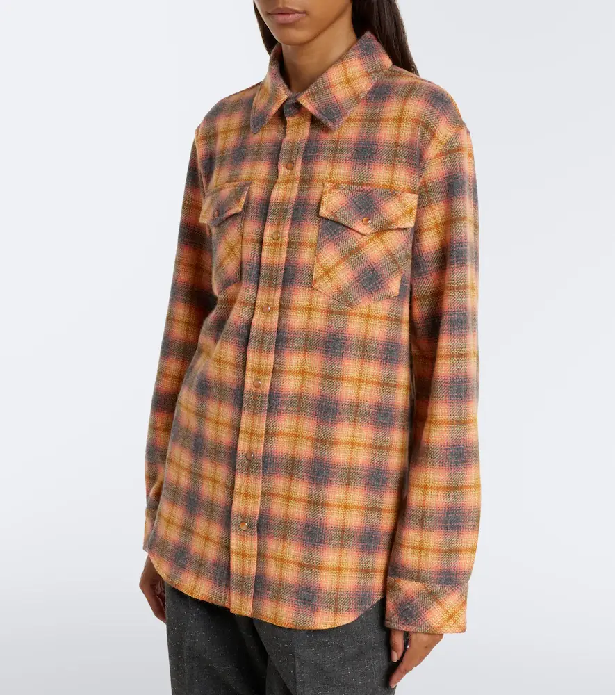 God’s True Cashmere Seeker plaid cashmere shirt | Thumbnail 5 God’s True Cashmere Seeker plaid cashmere shirt | Thumbnail 5