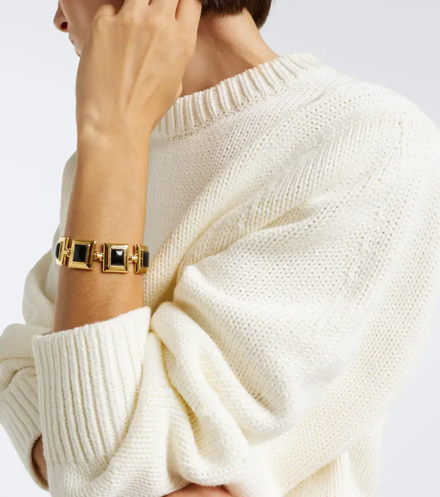 Déhanche Déhanche Onyx 18kt gold-plated bracelet | Thumbnail 5 Déhanche Déhanche Onyx 18kt gold-plated bracelet | Thumbnail 5