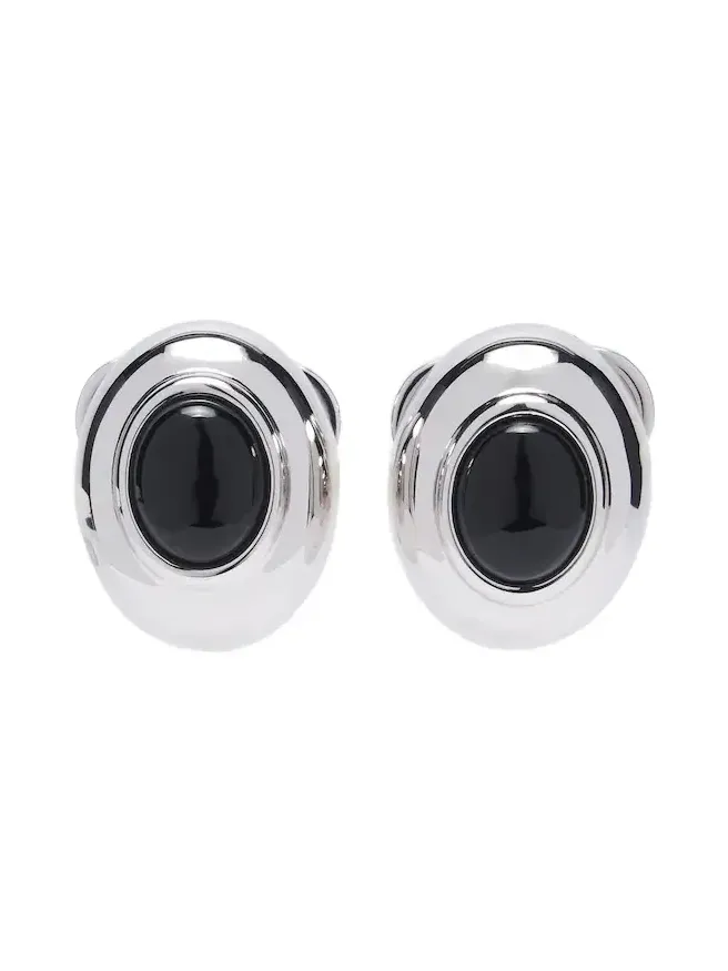 Déhanche Onyx stud earrings