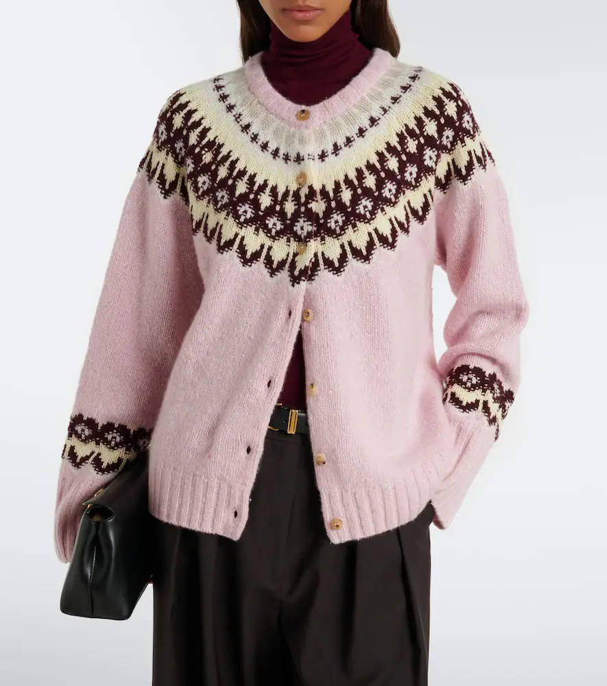 Arch4 Loze Fair Isle cashmere cardigan | Thumbnail 3 Arch4 Loze Fair Isle cashmere cardigan | Thumbnail 3