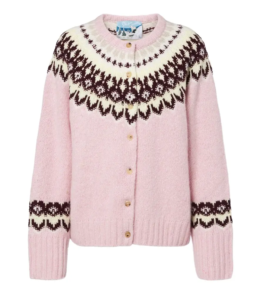 Arch4 Loze Fair Isle cashmere cardigan