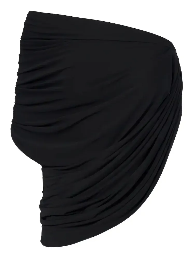 Balenciaga Draped one-shoulder jersey top