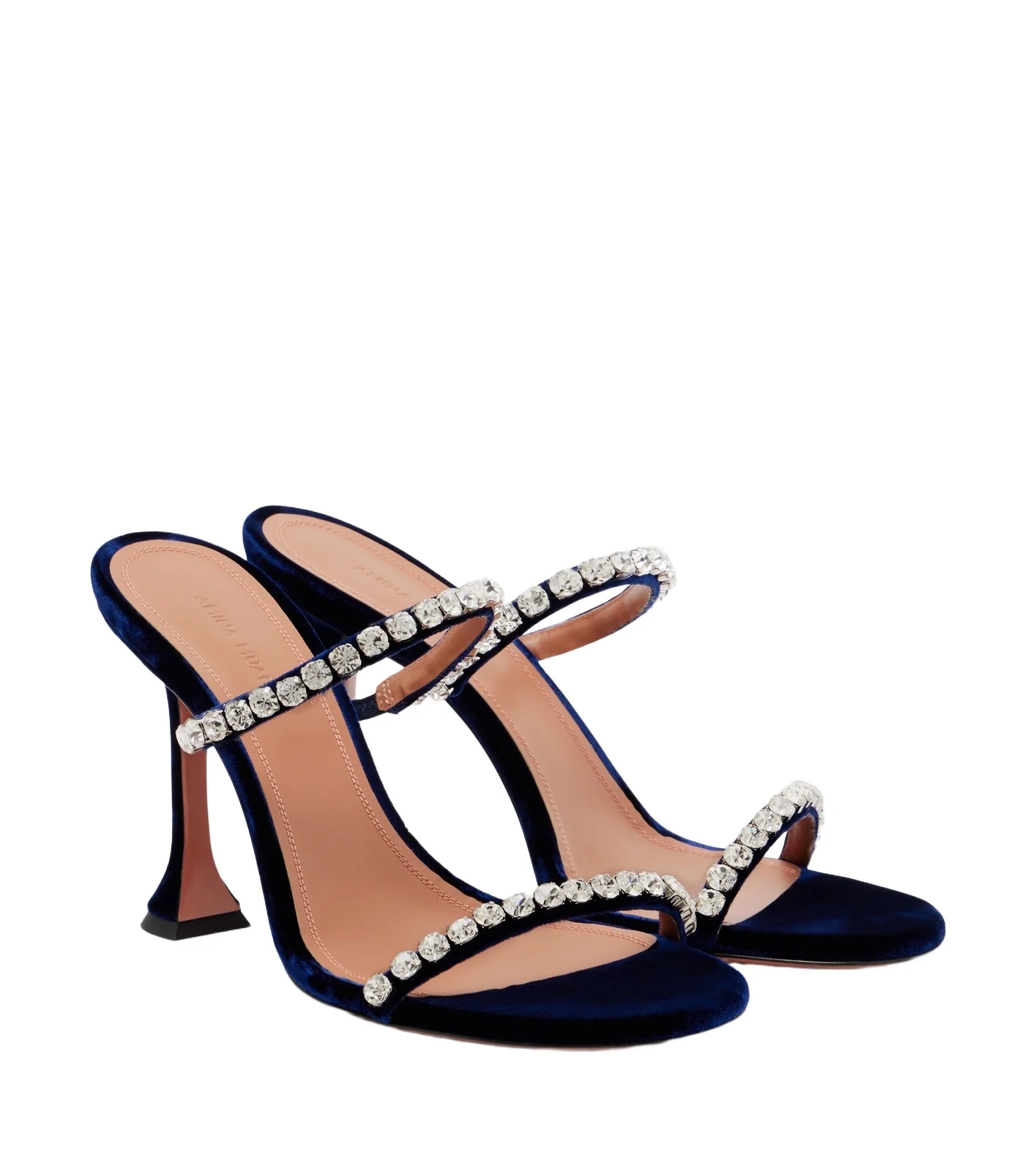 Gigi embellished velvet sandals Gigi embellished velvet sandals