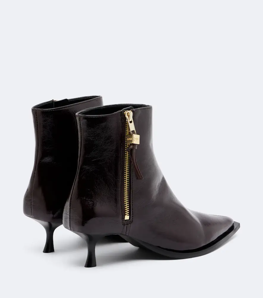 Ganni Ana textured ankle boots | Thumbnail 4 Ganni Ana textured ankle boots | Thumbnail 4