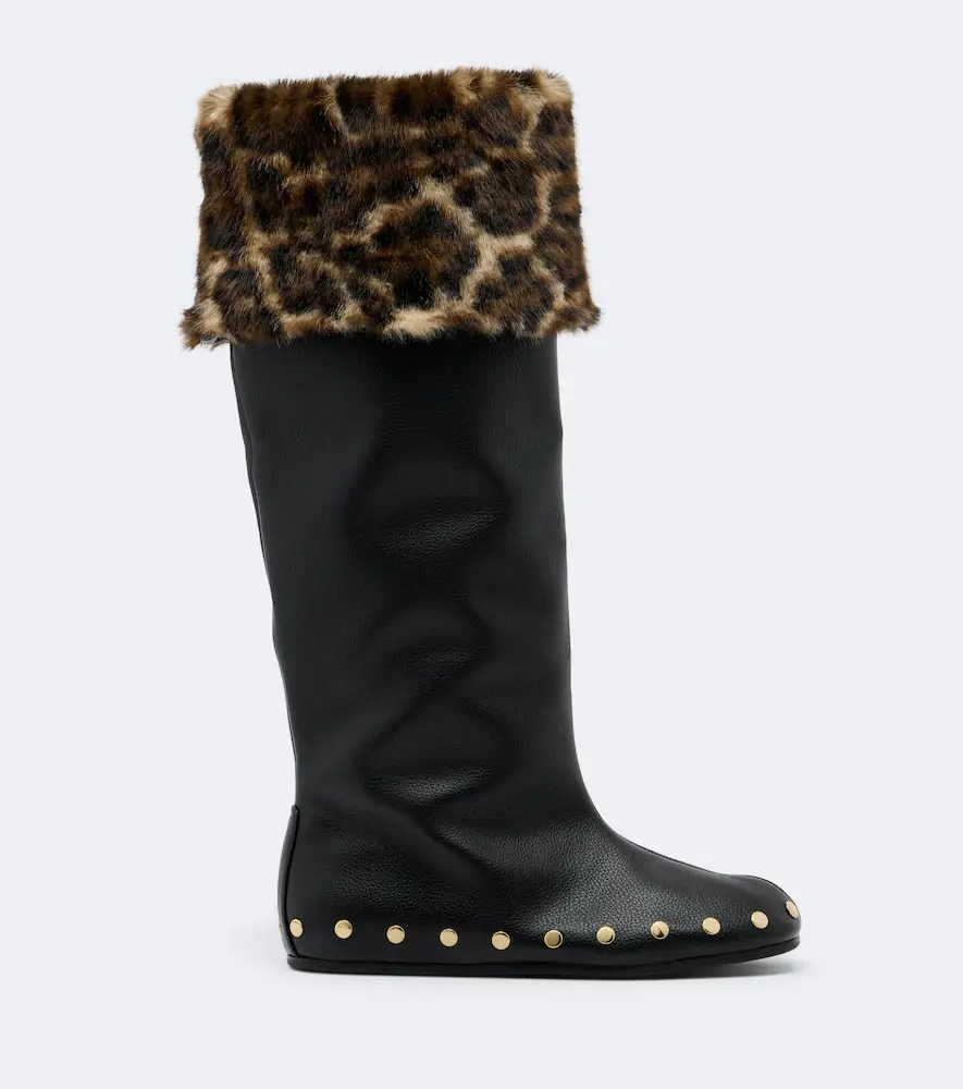 Ganni Jenny studded knee-high boots | Thumbnail 4