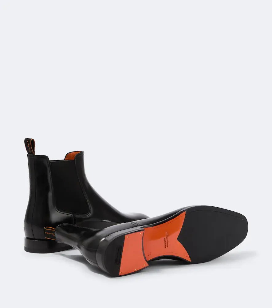 Santoni Leather Chelsea boots | Thumbnail 2